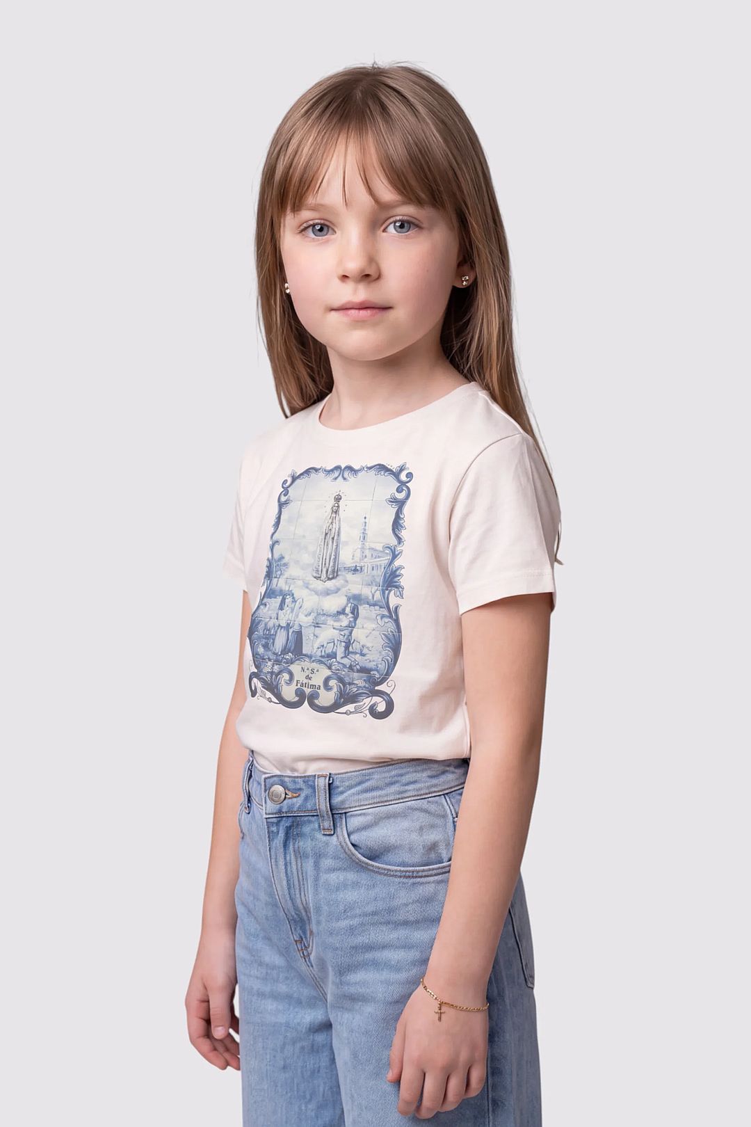 T-Shirt Nossa Senhora de Fátima - Menina