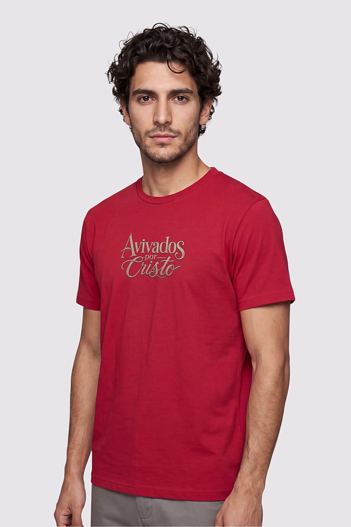Camiseta Avivados Por Cristo - Masculino