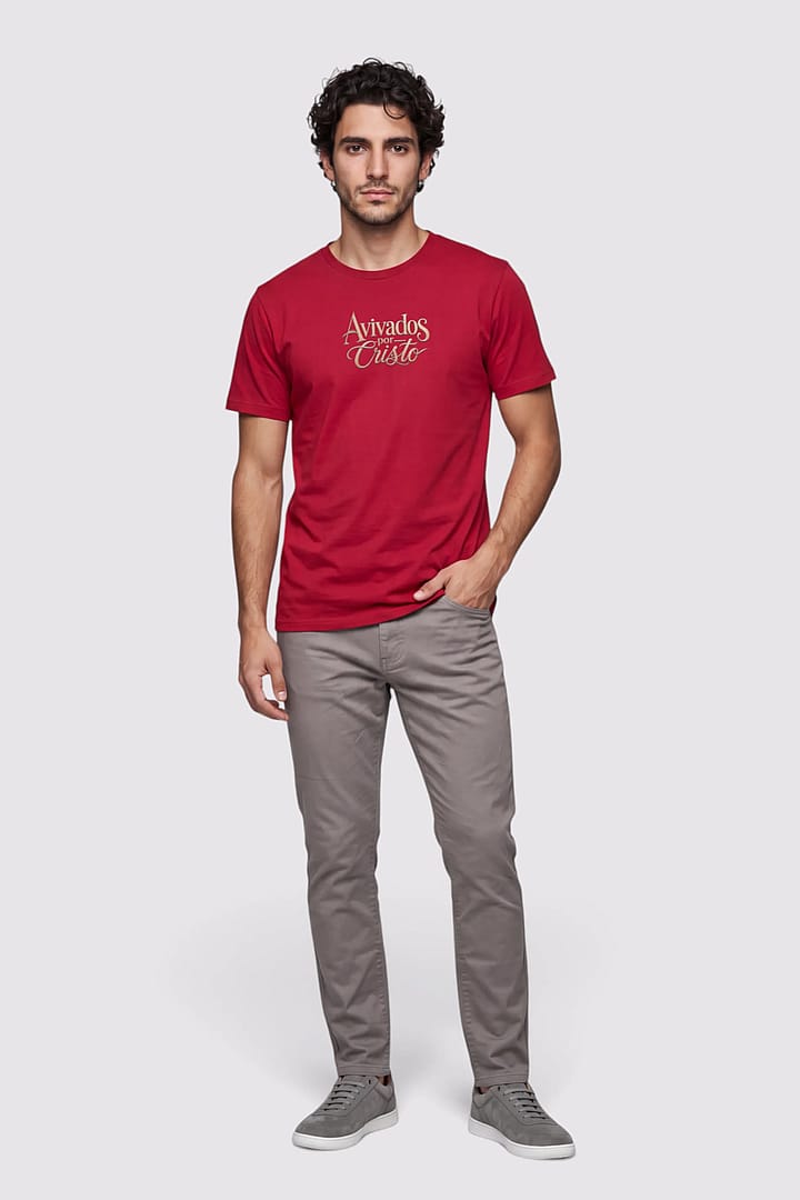 Camiseta Avivados Por Cristo - Masculino